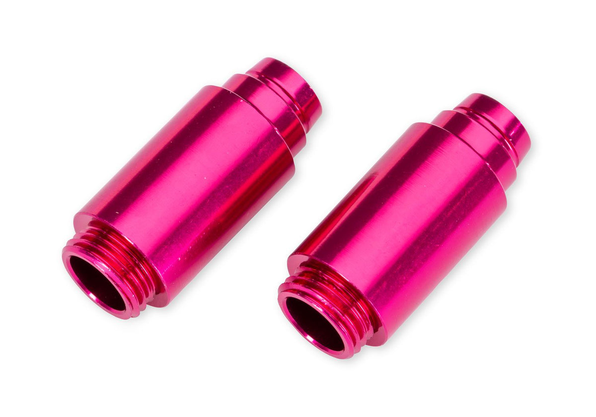 TRA-12068-PINK Pink Aluminum GTM Pro Shock Bodies (2)