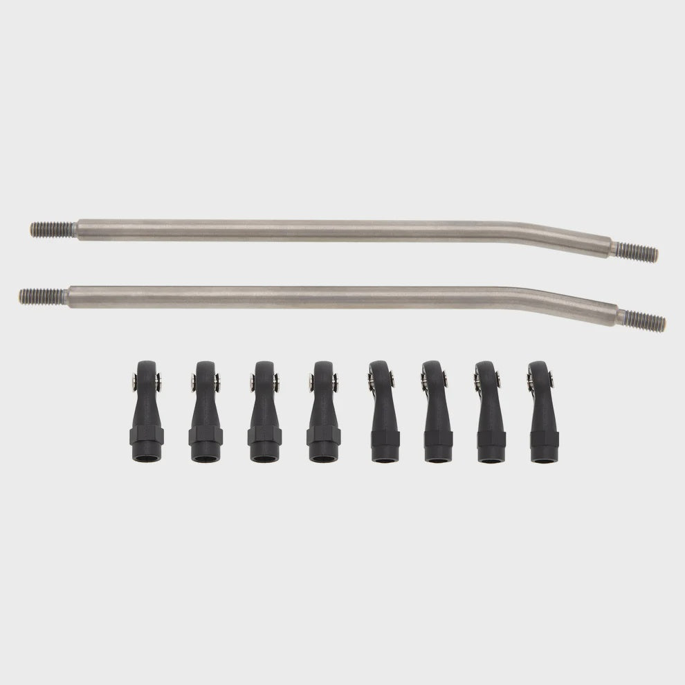 SCX10-02-135mm-Titanium MEUS Racing TRX4 SCX10 Titanium Link Rod Linkage Kit for Traxxas TRX-4/Axial SCX10/Tamiya CCO1/Redcat Gen23