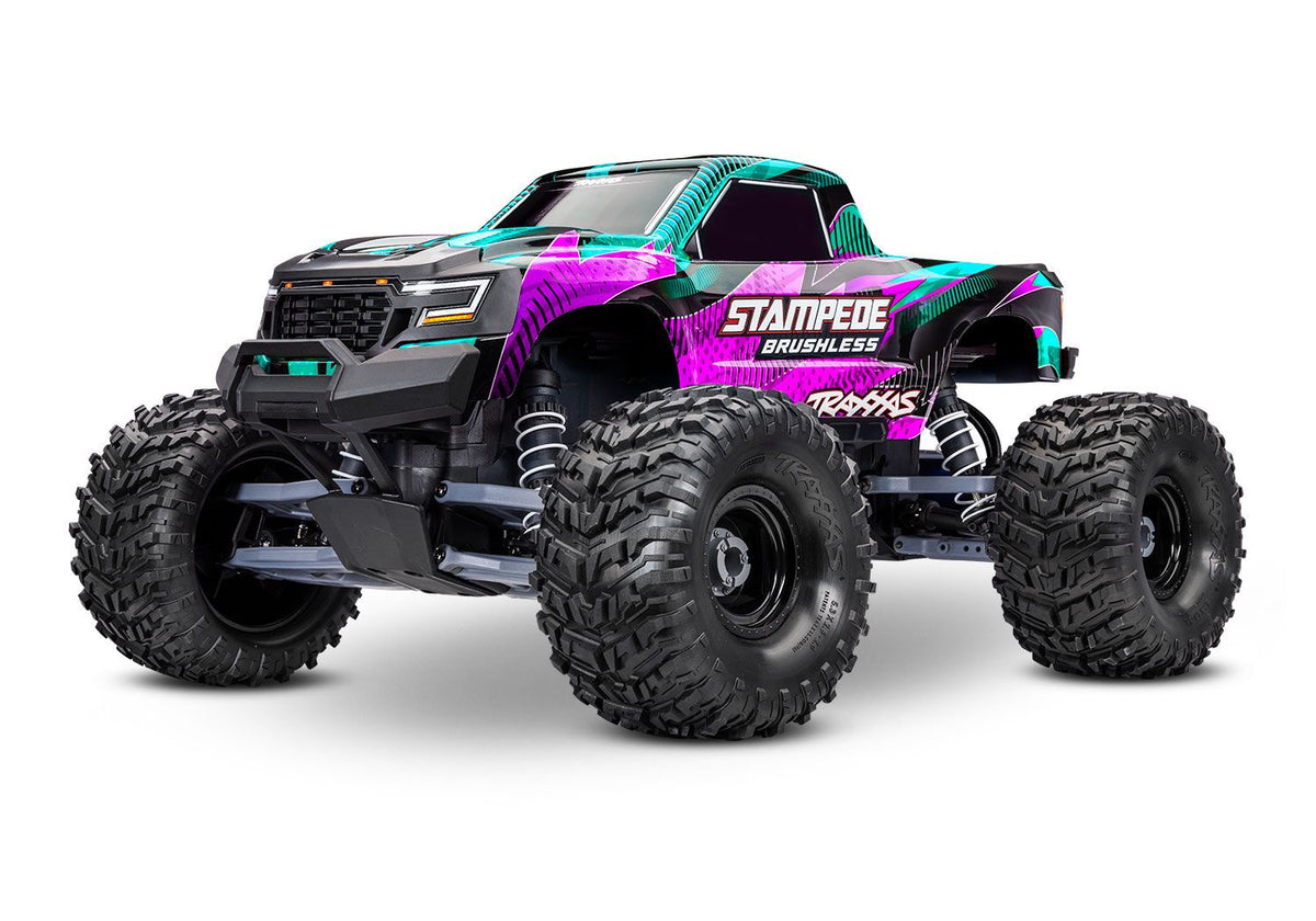TRA-136454-4-PINK Stampede 2WD Brushless