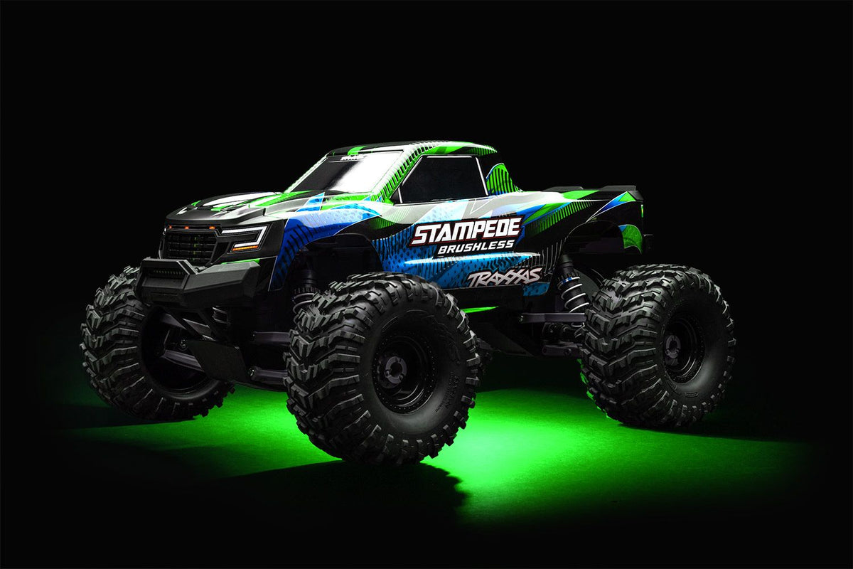 TRA-13690-GRN Stampede 2WD Brushless Green Underbody LED Light Kit