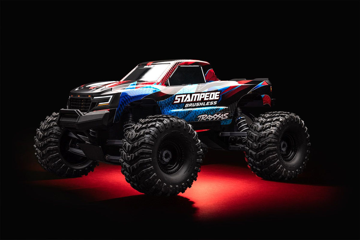 TRA-13690-RED Stampede 2WD Brushless Red Underbody LED Light Kit
