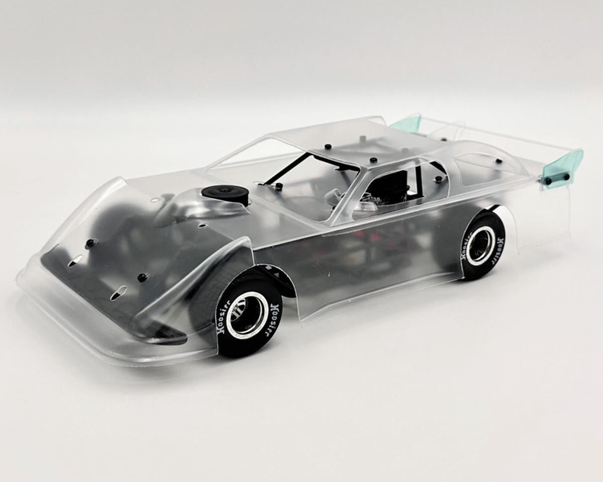 1RC1087 1RC Racing Late Model 2.0 1/18 Brushless RTR 2WD Oval Racer (Clear)