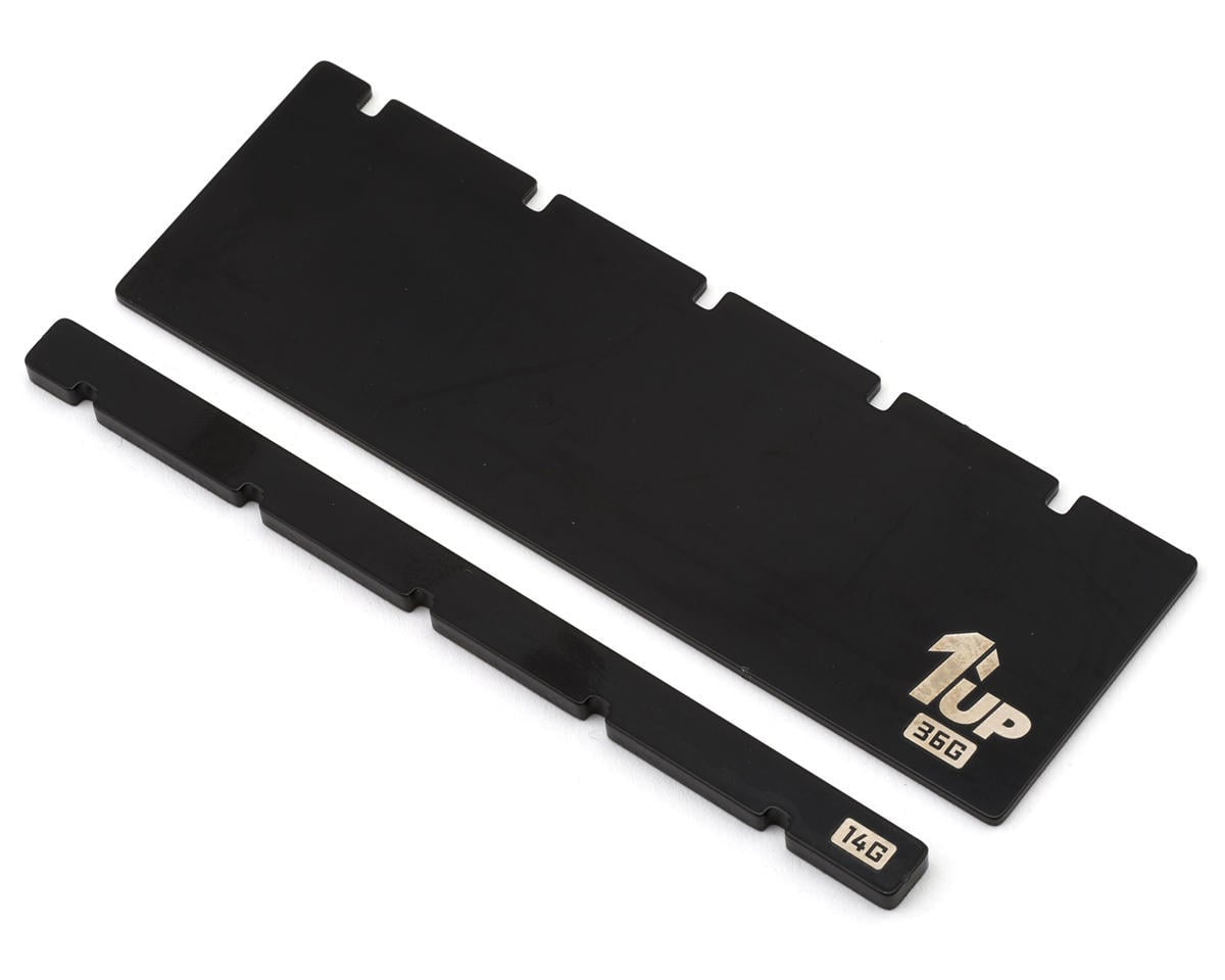 1UP-10706 1UP Racing Losi NASCAR Blacked Out Battery Weight Set (50g)