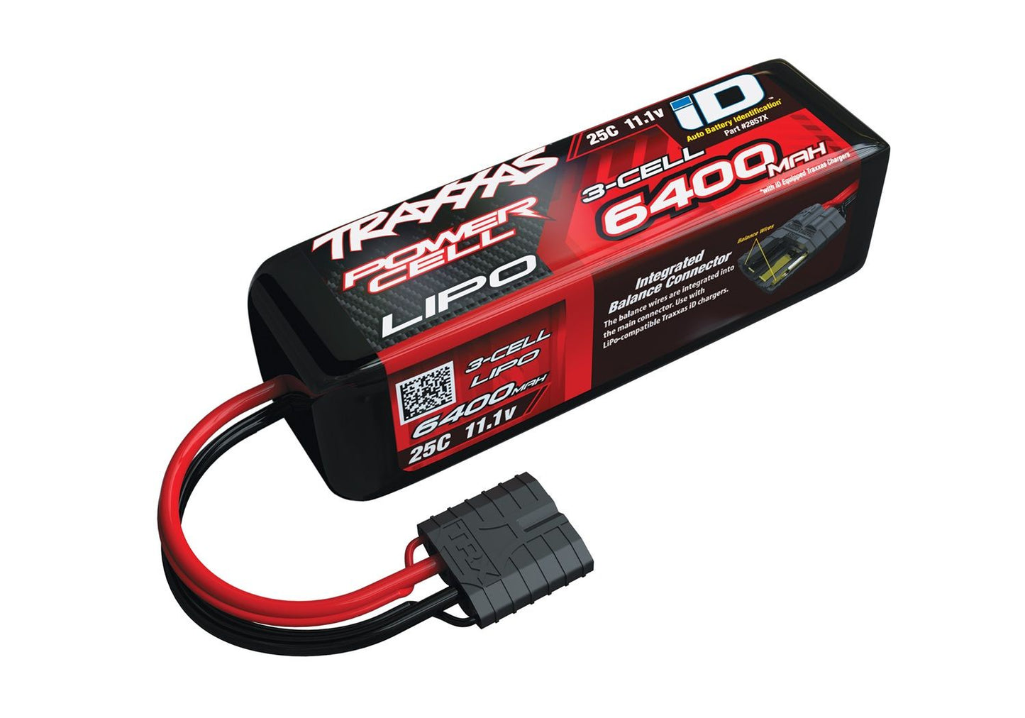 TRA2857X 6400 mAh 11.1 Volt 3-Cell LiPo Battery