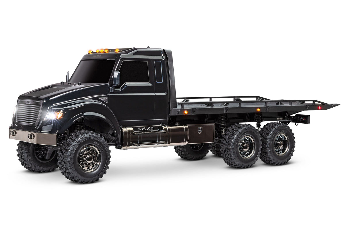 TRA88086-84-BLK TRX-6 Flatbed Hauler w/Winch