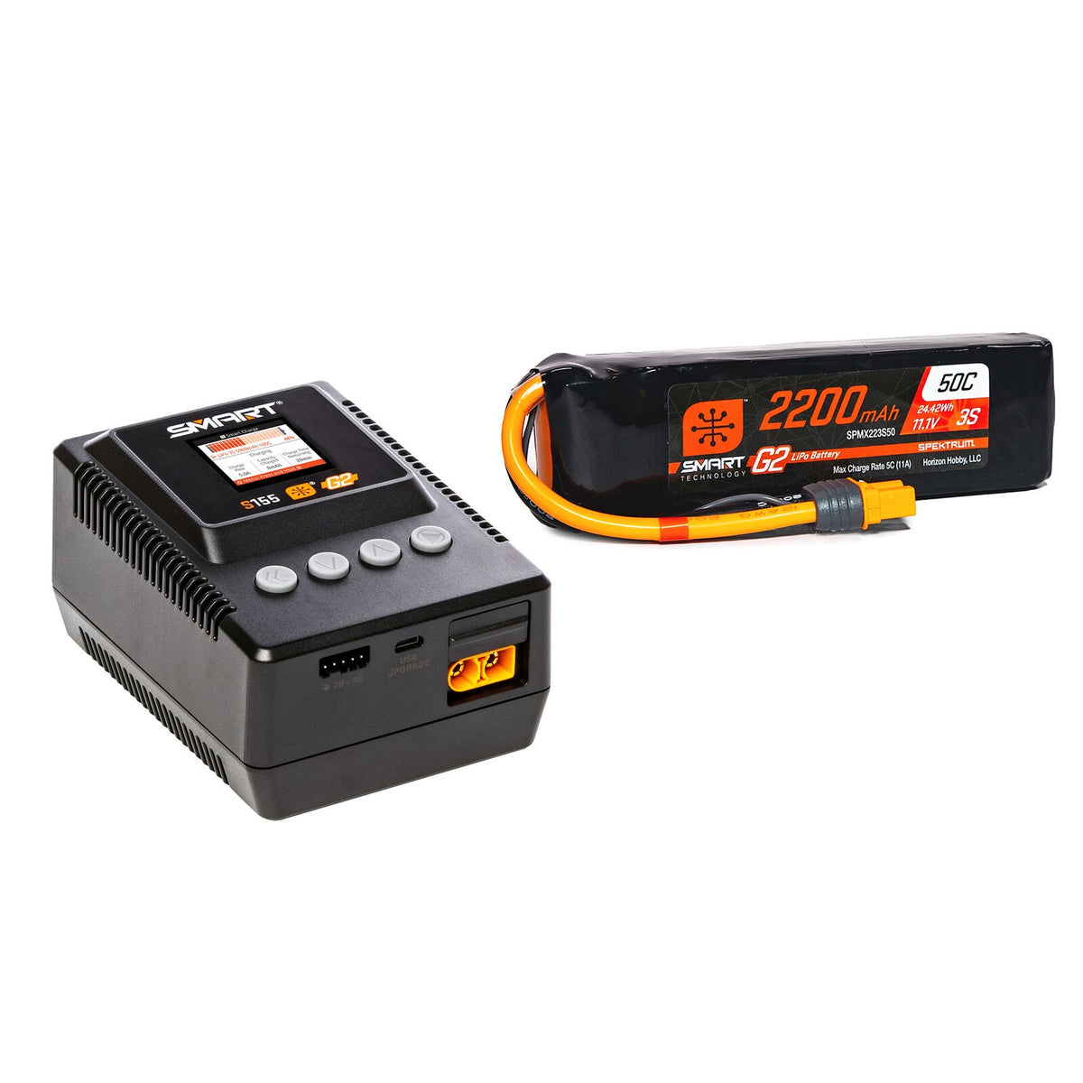 Smart Powerstage 3S Air Bundle: G2 2200mAh 3S LiPo IC3 & S155 Charger