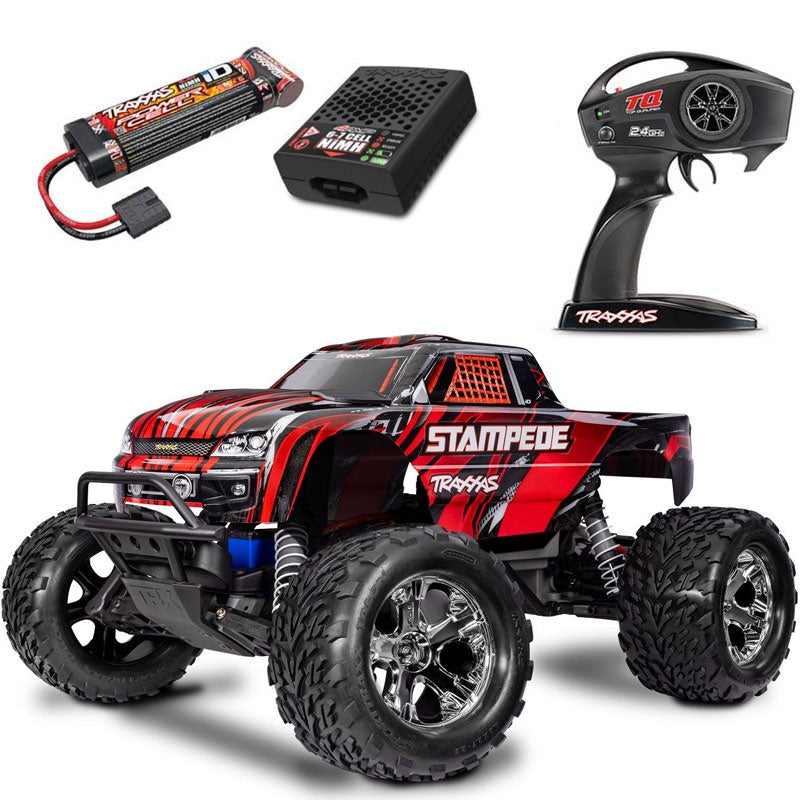 TRA-36254-8-RED Stampede 2WD XL-5 w/Battery
