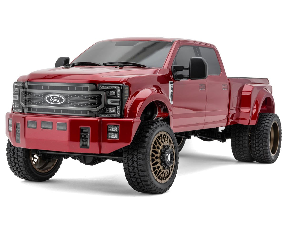 CEG8982 CEN Ford F450 SD KG1 Edition 1/10 RTR Custom Dually Truck (Candy Apple Red)