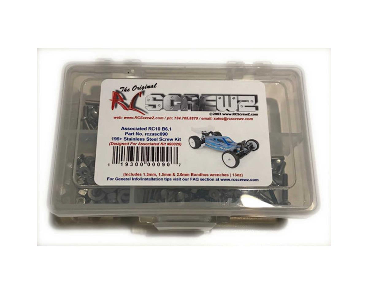 RCZASC090 RC Screwz Associated RC10B6.1 Stainless Steel Screw Kit
