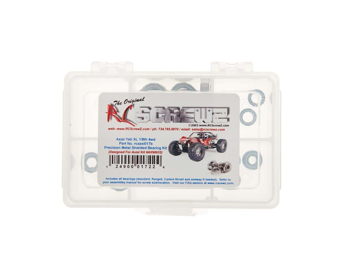 RCZAXI017B RC Screwz Axial Yeti XL 1/8 4WD Precision Metal Shielded Bearing Kit
