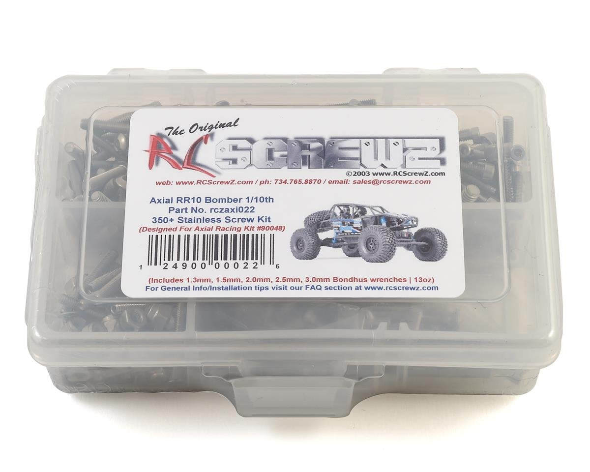 RCZAXI022 RC Screwz Axial RR10 Bomber Crawler Stainless Steel Screw Kit