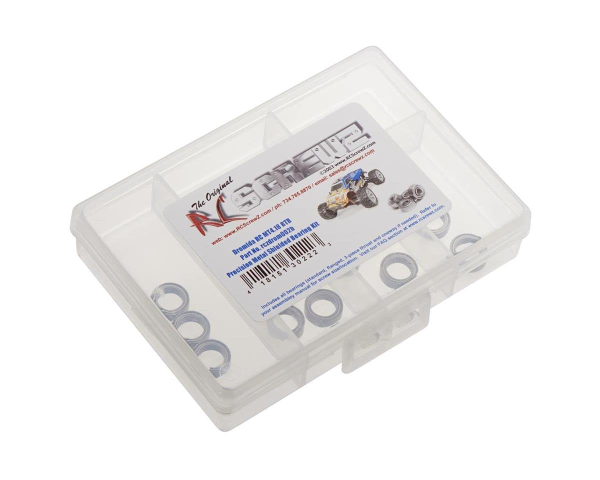 RCZDROM002B RC Screwz Dromida MT4.18 Precision Metal Shielded Bearing Kit
