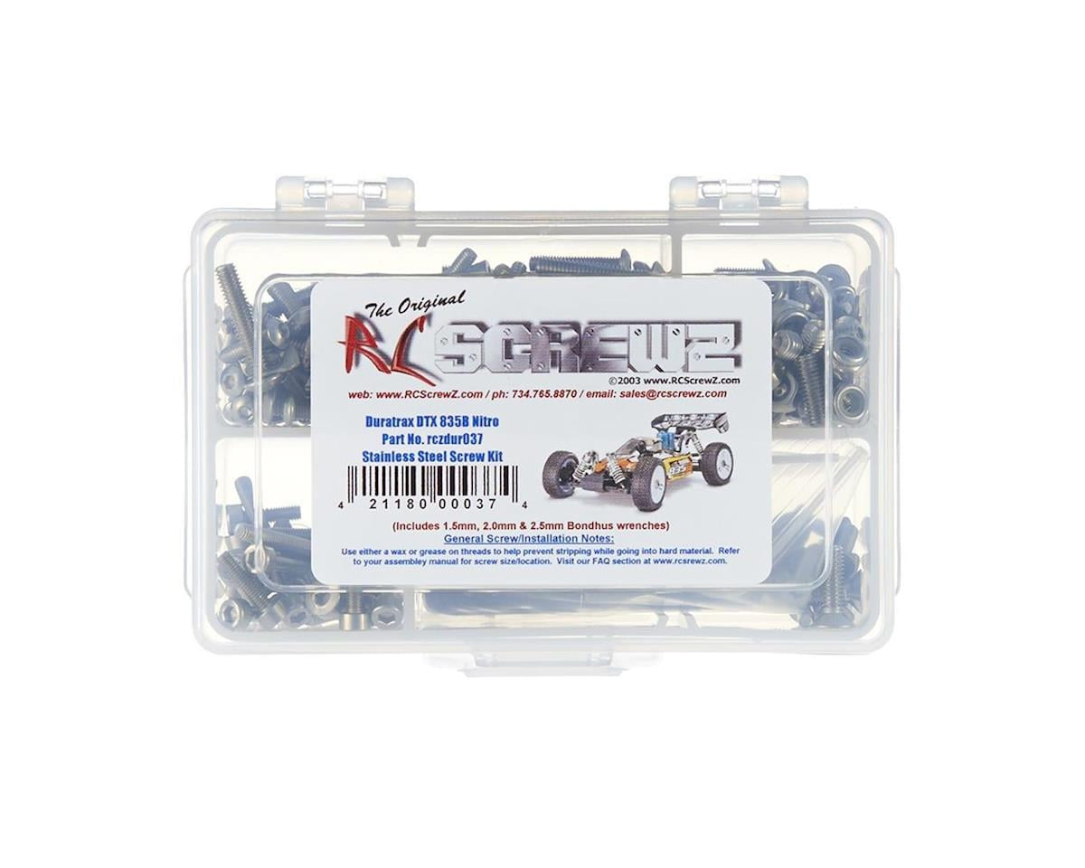 RCZDUR037 RC Screwz DuraTrax 835B 1/8 Buggy Stainless Steel Screw Kit