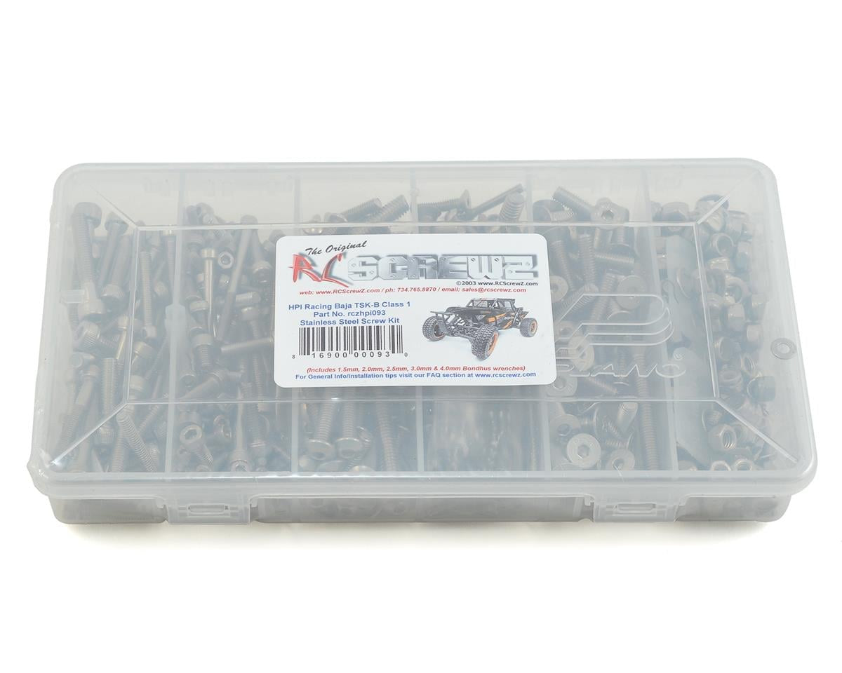 RCZHPI093 RC Screwz HPI Baja Kraken TSK-B Stainless Steel Screw Kit
