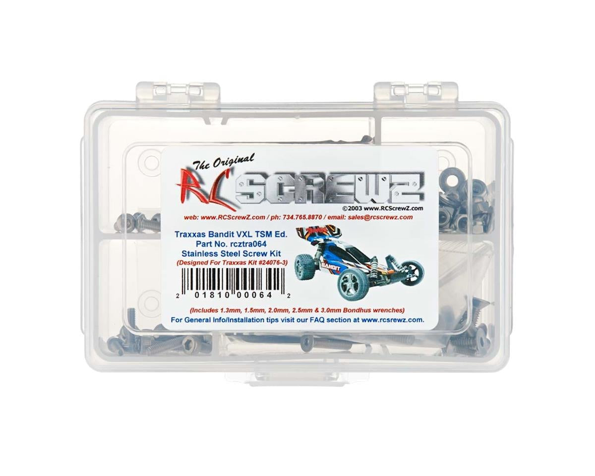 RCZTRA064 RC Screwz Stainless Screw Kit for Traxxas® Bandit® VXL TSM®