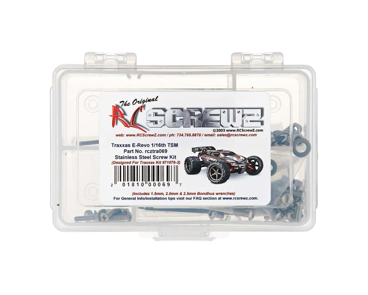 RCZTRA069 RC Screwz Stainless Steel Screw Kit for Traxxas 1/16 E-Revo