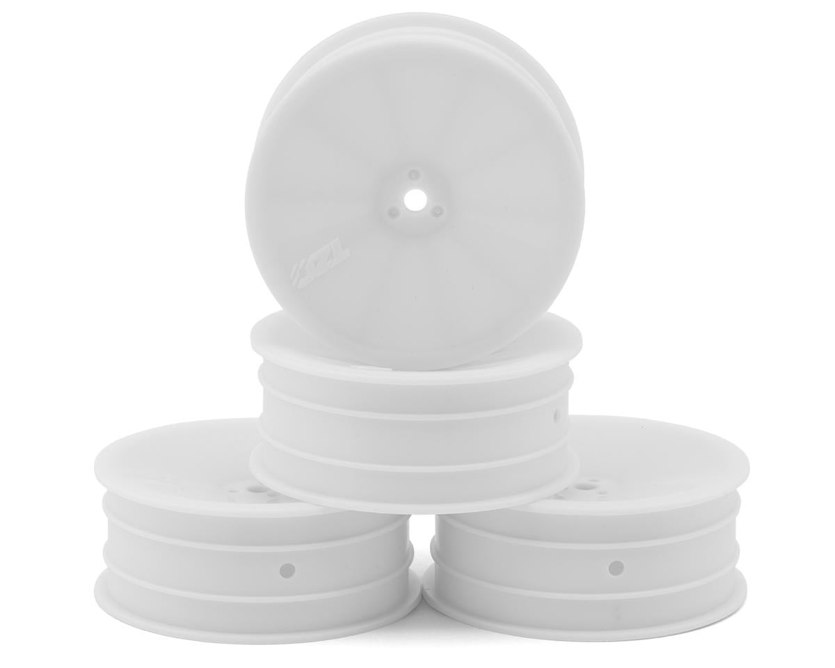 TZO Tires 2WD 2.2" Front 1/10 Buggy Wheels (White) (4)
