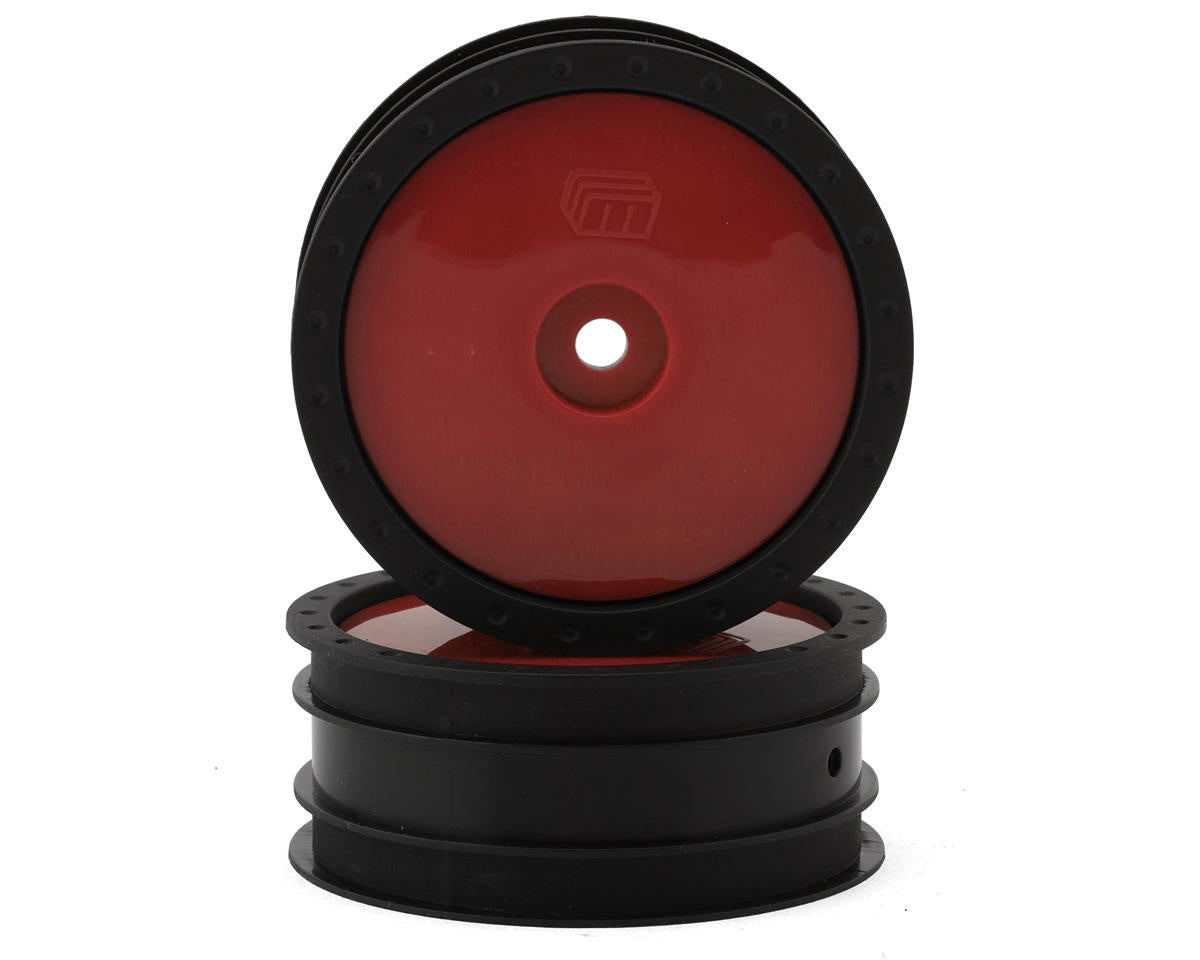 WRP-WL-FRT-RED Whitz Racing Products 1/10 Whiplash Front 2.2" Sprint Car Wheels