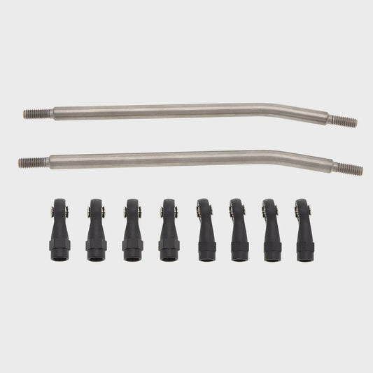 SCX10-02-115mm-Titanium MEUS Racing TRX4 SCX10 Titanium Link Rod Linkage Kit for Traxxas TRX-4/Axial SCX10/Tamiya CCO1/Redcat Gen19
