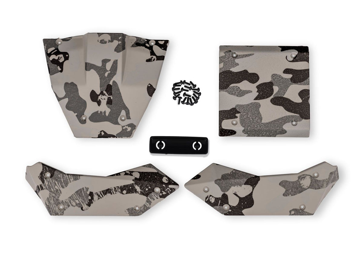 TRA-12012-SNOW TXC-4M Snow Camo Body Panel Set