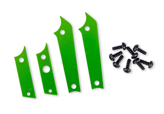 TRA-12016-GRN TXC-4M Green Aluminum Chassis Panel Insert Set