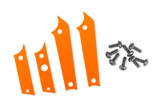 TRA-12016-ORNG TXC-4M Orange Aluminum Chassis Panel Insert Set