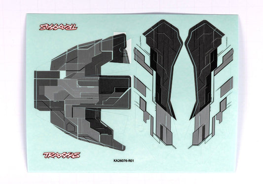 TRA-12017-GRAY TXC-4M Gray Body Decals