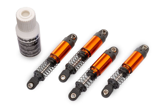 TRA-12060-ORNG Orange Aluminum GTM Pro Shocks with Springs (4)