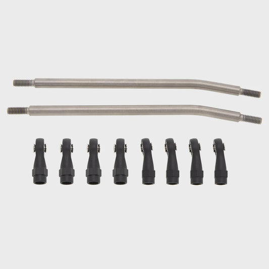 SCX10-02-120mm-Titanium MEUS Racing TRX4 SCX10 Titanium Link Rod Linkage Kit for Traxxas TRX-4/Axial SCX10/Tamiya CCO1/Redcat Gen20
