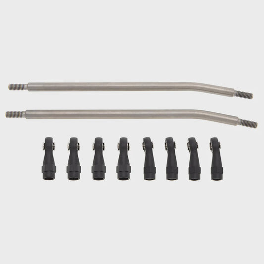 SCX10-02-130mm-Titanium MEUS Racing TRX4 SCX10 Titanium Link Rod Linkage Kit for Traxxas TRX-4/Axial SCX10/Tamiya CCO1/Redcat Gen22