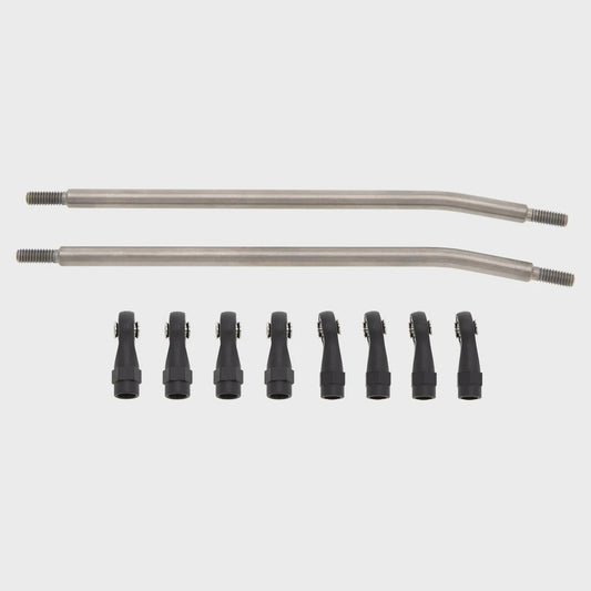 SCX10-02-135mm-Titanium MEUS Racing TRX4 SCX10 Titanium Link Rod Linkage Kit for Traxxas TRX-4/Axial SCX10/Tamiya CCO1/Redcat Gen23