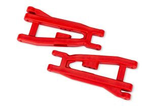 TRA-13632-RED Red Front Lower Suspension Arms (L&R)