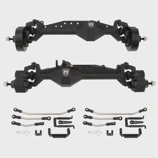 MEUS Racing CHEAT CODE Capra 1.9 Isokinetic Axles Kit for Axial Capra 1.9 UTB and DIY SCX10 SCX10 II Upgrades Parts Black