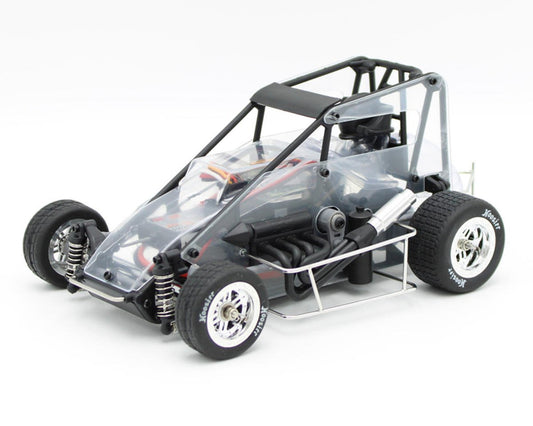 1RC1107 1RC Racing Midget 4.0 1/18 Brushless RTR 2WD Oval Racer (Clear)