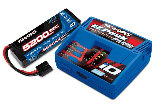 TRA2970-2SR 2s LiPo Hard Case Completer w/ EZ-Peak Charger