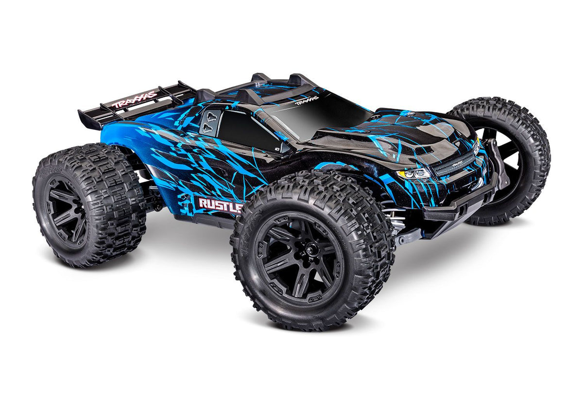TRA-67464-4-BLUE Rustler 4X4 Brushless