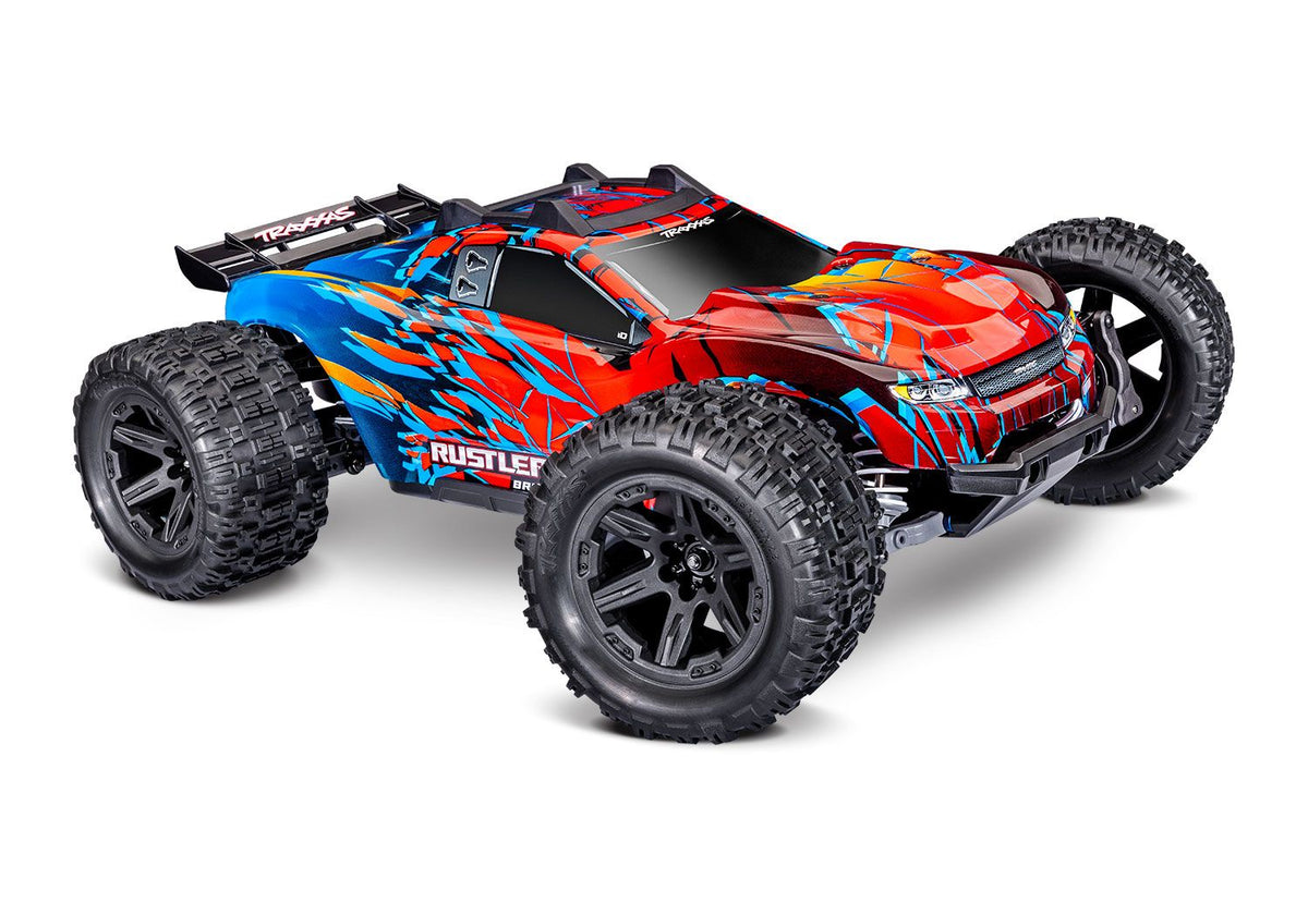 TRA-67464-4-RED Rustler 4X4 Brushless