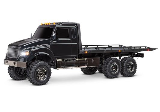 TRA88086-84-BLK TRX-6 Flatbed Hauler w/Winch