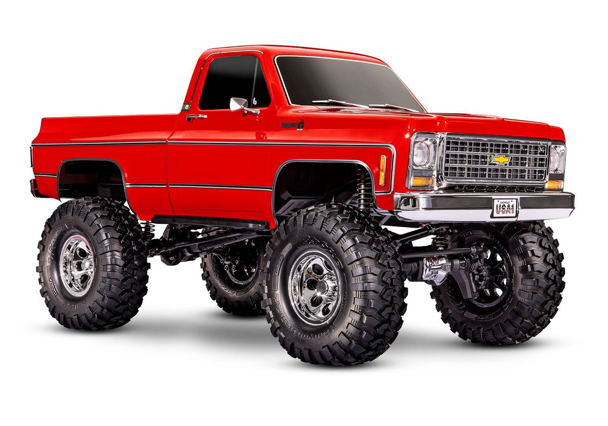 TRA92056-4-RED TRX-4 Chevrolet K10 High Trail Edition