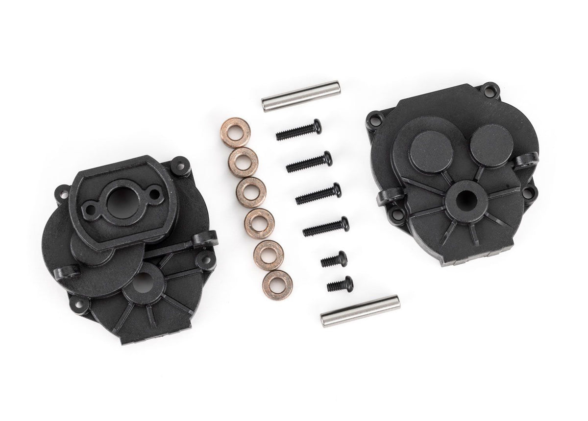 TRA-9747 Gearbox Halves with Hardware