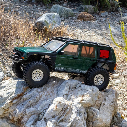 1/10 SCX10 III Jeep Cherokee XJ 4X4 RTR Brushed Rock Crawler, Green