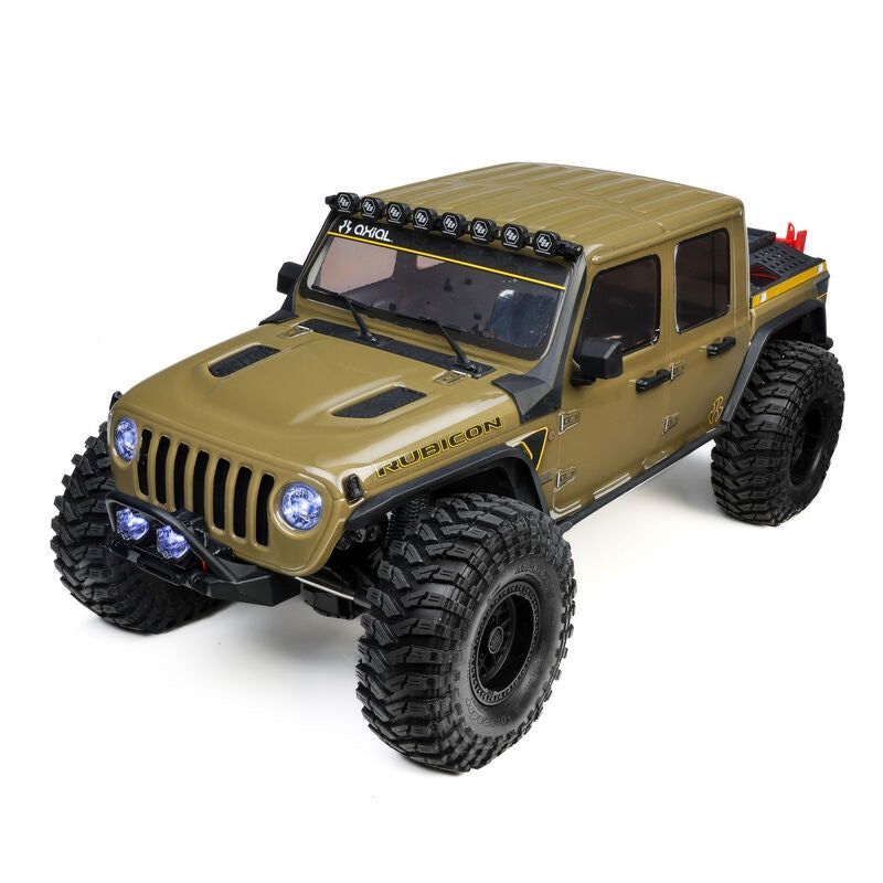 1/10 Axial SCX10 III Jeep JT Gladiator 4X4 RTR Brushed Rock Crawler, Green