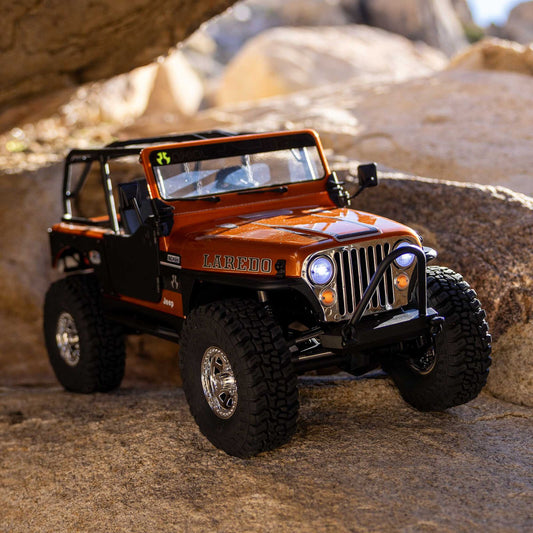 SCX10 III Jeep CJ-7 4X4 RTR Brushed Rock Crawler, COPPER