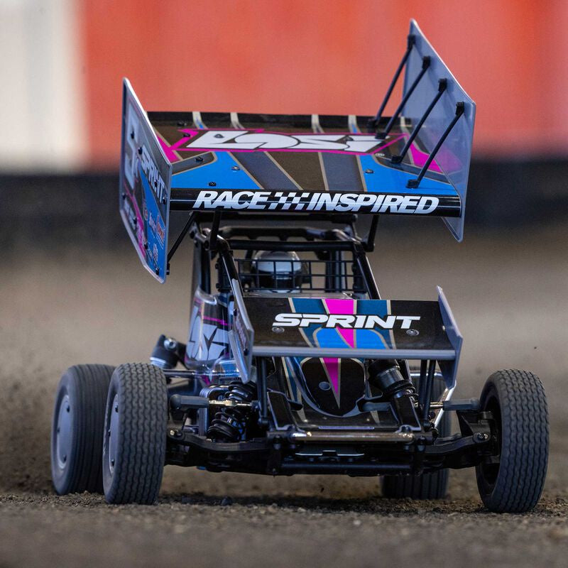 LOS-1387T1 22S Sprint, RTR, Blue: 1/10 2WD