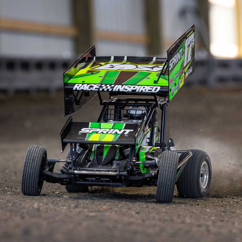 LOS-1387T2 22S Sprint, RTR, Green: 1/10 2WD
