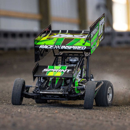 LOS-1387T2 22S Sprint, RTR, Green: 1/10 2WD