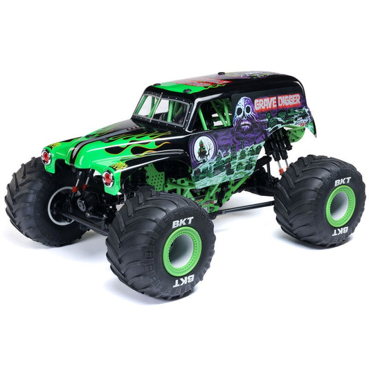 LOS04028T1 LMT 2.0: 4wd Solid Axle Monster Truck RTR - Grave Digger