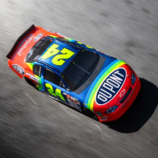 1/12 NASCAR RC Racecar Jeff Gordon No. 24 Dupont Chevrolet Monte Carlo, NASCAR 2S AWD RTR Brushed On-Road (Battery & Charger Included), Blue