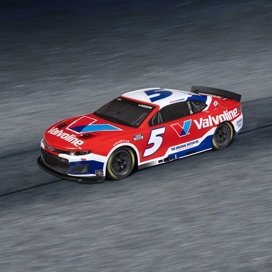 LOS1122505 1/12 NASCAR RC Race Car Kyle Larson No. 5 2025 Valvoline Chevrolet ZL1 2S AWD RTR Brushed On-Road (Battery & Charger Included), Red