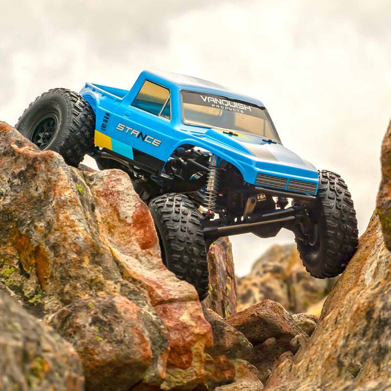 VPS09025 1/10 VRD Stance Brushed Rock Crawler RTR, Progress Blue